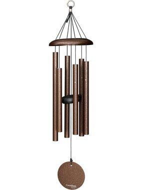 27" Copper Vein Wind Chimes for Outdoors - Soothing Tone Memorial Chime, USA